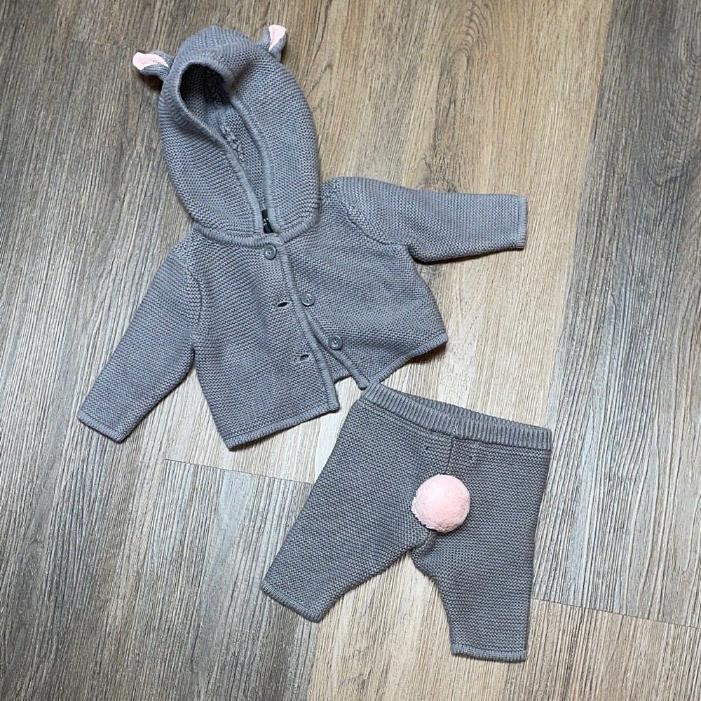 Victoria Beckham for Target newborn Knit Baby Bunny Suit Set